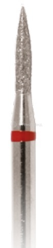 Алмазный бор цилиндр стрельчатый конец d-014 L1-10,0 мм КЗ