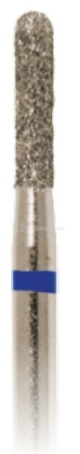 Алмазный бор цилиндр полусферический конец d-021 L1-8,0 мм КЗ