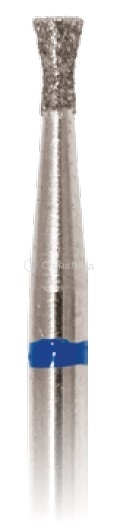 Алмазный бор обратный конус с буртиком d-018 L1-2,2 мм СЗ
