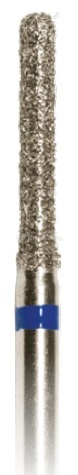 Алмазный бор цилиндр полусферический конец d-012 L-6,0 мм СЗ