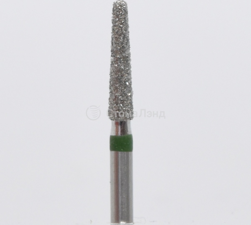 Бор алмазный конус усеченный с полусферическим торцом &Oslash; 0,18 мм для турбинного наконечника КЗ
