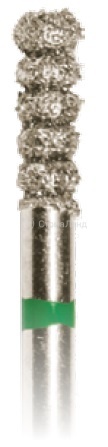 Алмазный бор цилиндр с волнообразной рабочей частью d-018 L1-7,5 мм СЗ