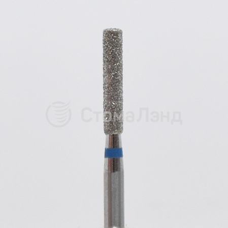Бор алмазный цилиндр с угловым торцом &Oslash; 0,16 мм для турбинного наконечникаСЗ