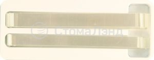 Набор пластин сепарационных прямоугольных светопрозрачных с ограничителем 10 мм